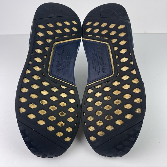 Adidas NMD R1 size 11.5. Core Black JD Sports Navy White. S76841. ultra boost - Picture 8 of 9